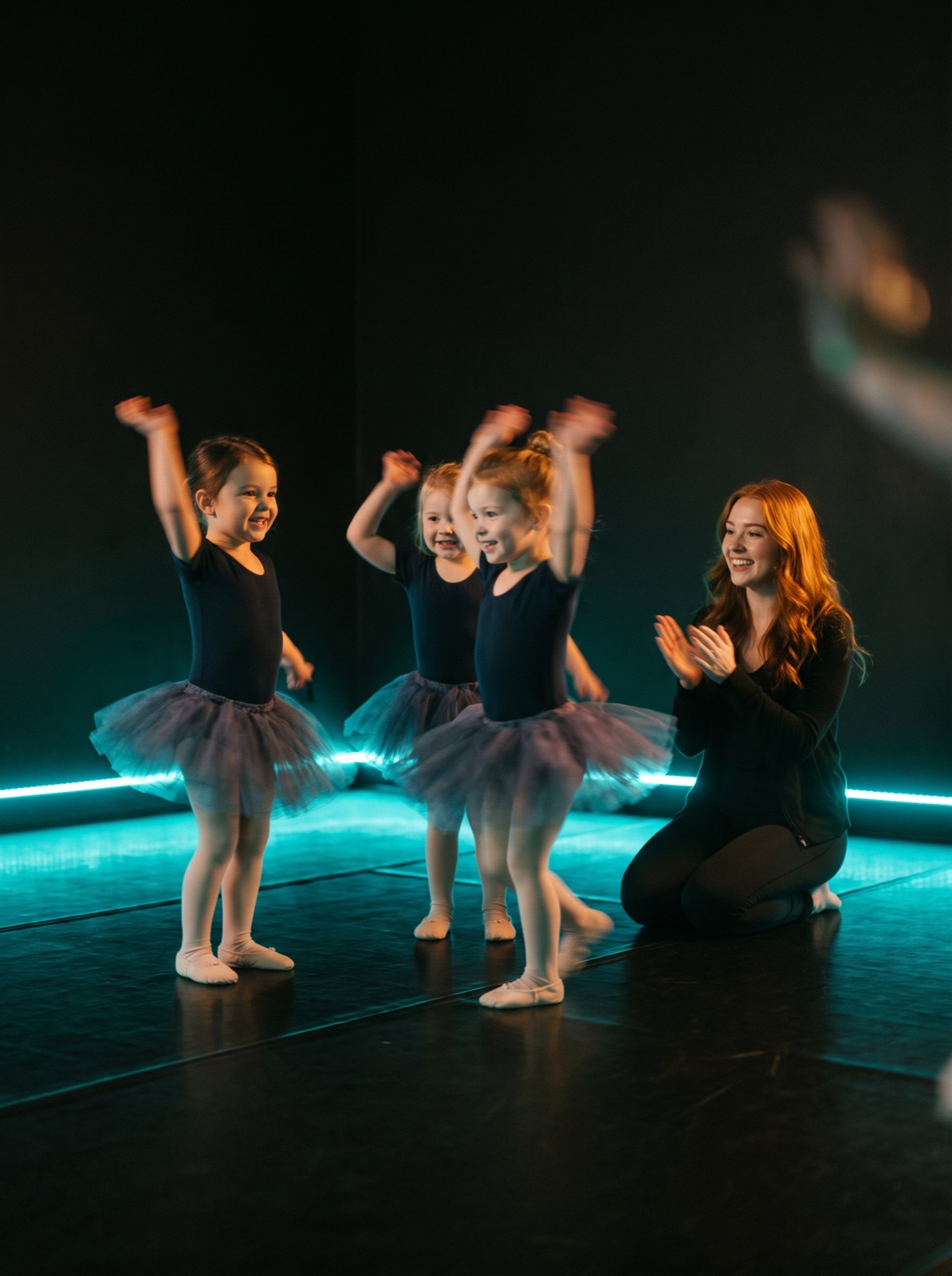 Tiny Movers dancing at The Facility